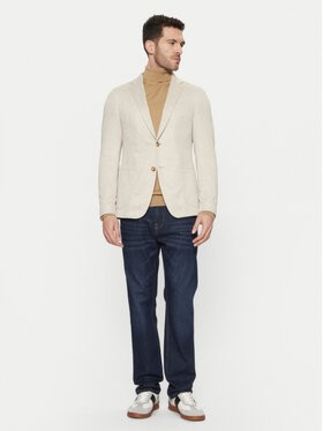 JOOP! Marynarka 17 JB-80Havardy-J12 30045045 Beżowy Slim Fit