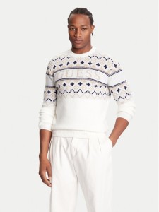 Guess Sweter M5BR61 Z4142 Écru Regular Fit