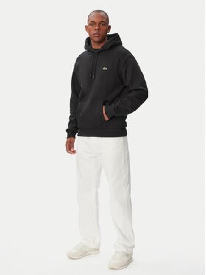 Lacoste Bluza SH8863 Czarny Relaxed Fit