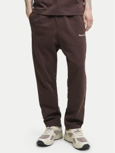 Jack & Jones Spodnie dresowe Kane Norrebro 12282553 Czerwony Relaxed Fit