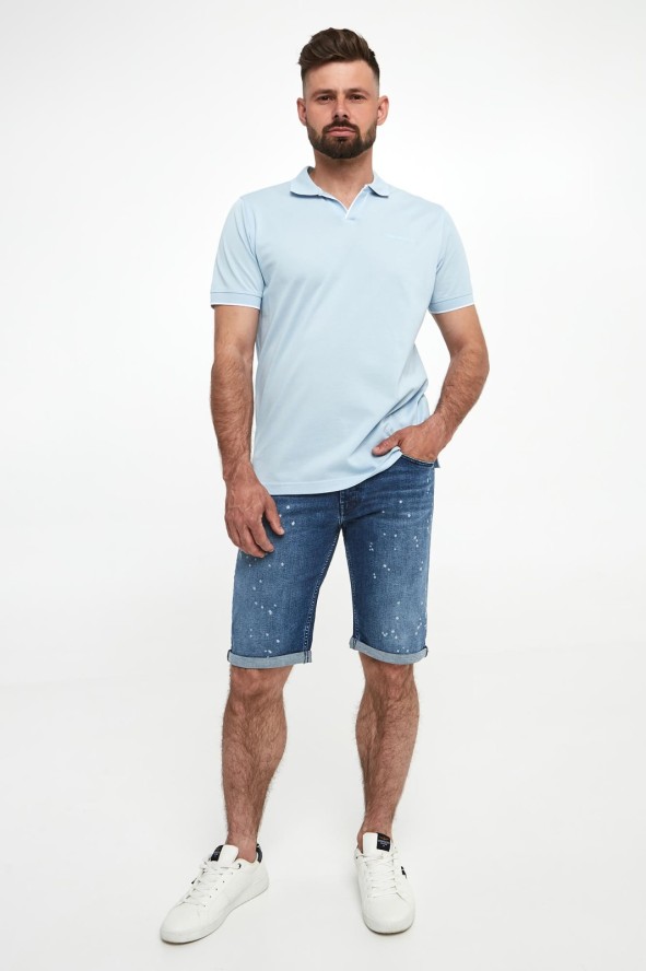 Polo męskie z logo KARL LAGERFELD