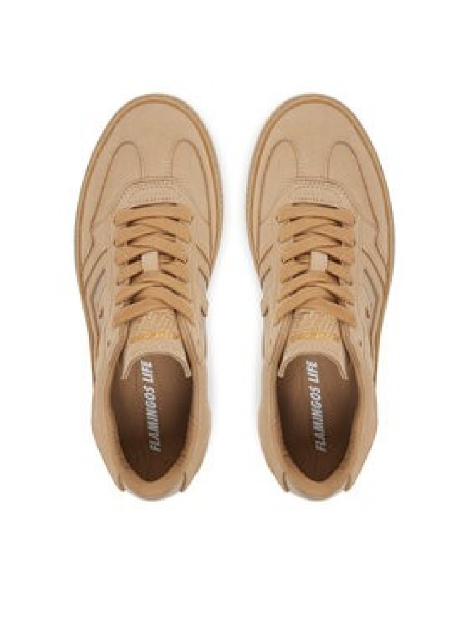 Flamingos Life Sneakersy Burela Bold Brązowy