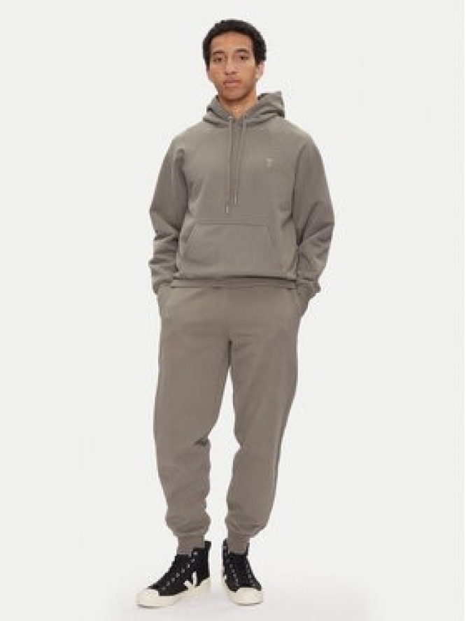 AMI Paris Bluza USW274.747 Khaki Regular Fit