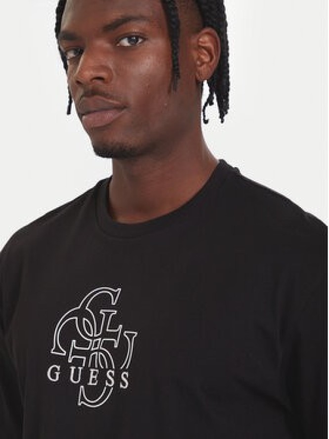 Guess T-Shirt M5BI76 I3Z14 Czarny Relaxed Fit