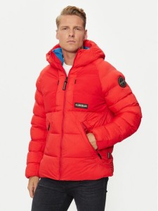 Napapijri Kurtka zimowa Moesa NP0A4I1R Czerwony Regular Fit