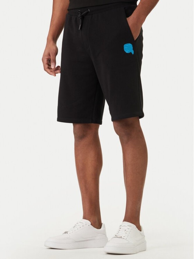 KARL LAGERFELD Szorty sportowe 705118 562900 Czarny Loose Fit