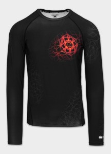 Męski Rashguard longsleeve PITBULL techniczna koszulka treningowa RAY