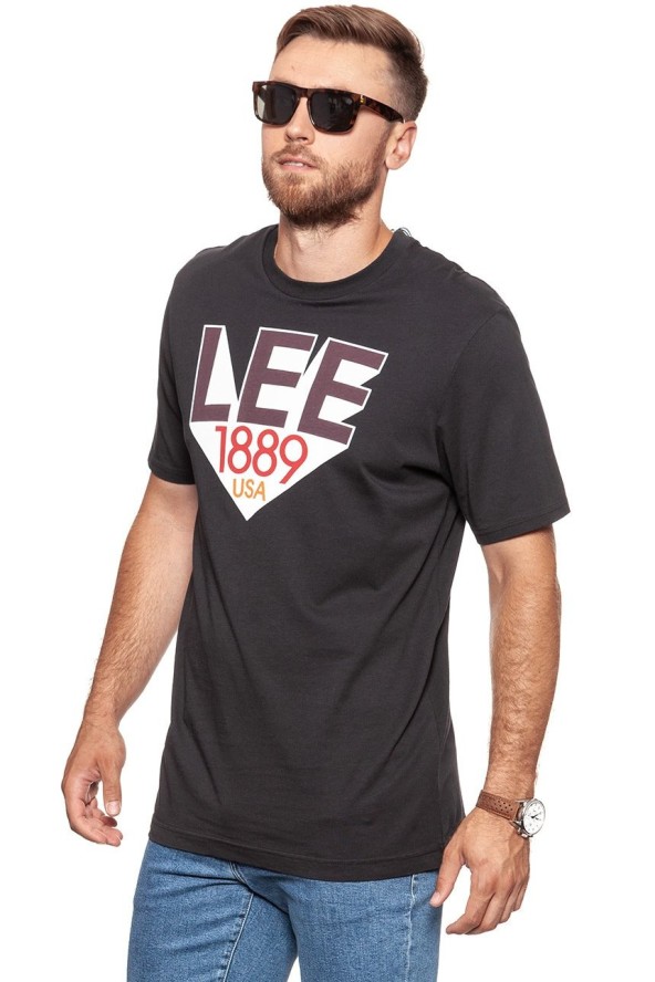 LEE T SHIRT RETRO T FADED BLACK (TALL) L63UAIKD 112115219