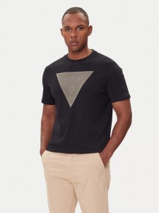 Guess T-Shirt M5BI04 I3Z14 Czarny Regular Fit