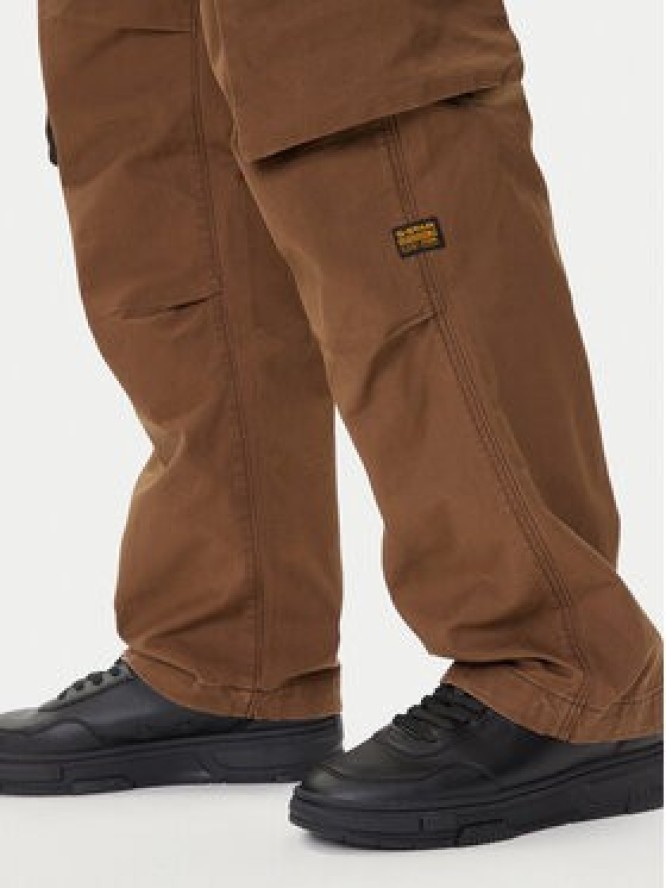 G-Star Raw Spodnie materiałowe R-3N D25224-D191 Brązowy Straight Fit