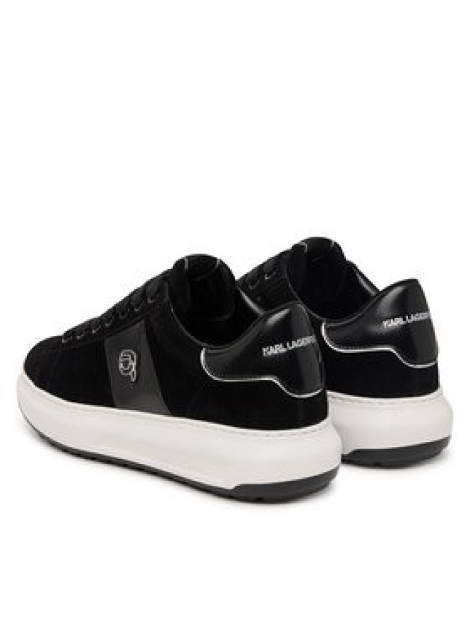 KARL LAGERFELD Sneakersy Kapri Lug KL57527 Czarny