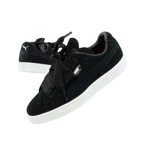 Buty PUMA Suede Heart Valentine Czarne