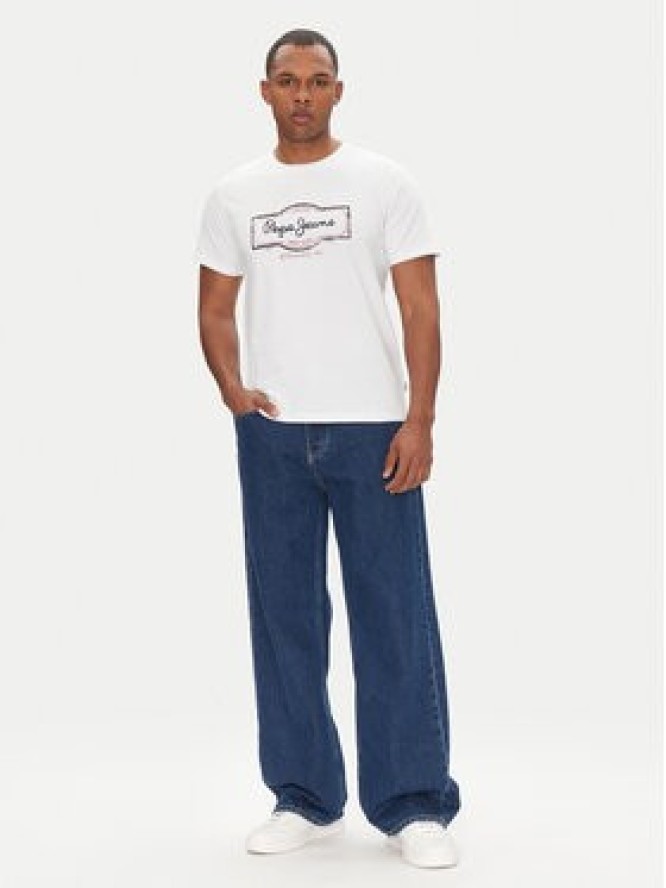 Pepe Jeans T-Shirt Daxton PM509786 Biały Regular Fit