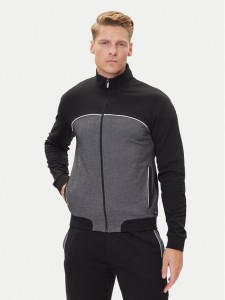 BOSS Bluza 50545567 Czarny Regular Fit