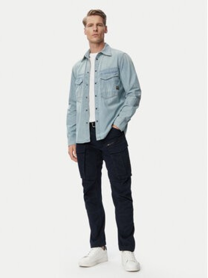 G-Star Raw Koszula jeansowa Dakota D23006-E356 Niebieski Regular Fit