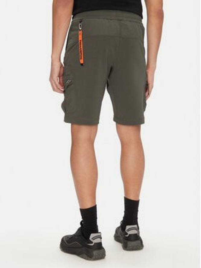 Parajumpers Szorty sportowe Irvine 25SMPMPARE06 Zielony Regular Fit