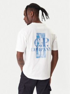 C.P. Company T-Shirt 20CMTS143A110579W Écru Regular Fit