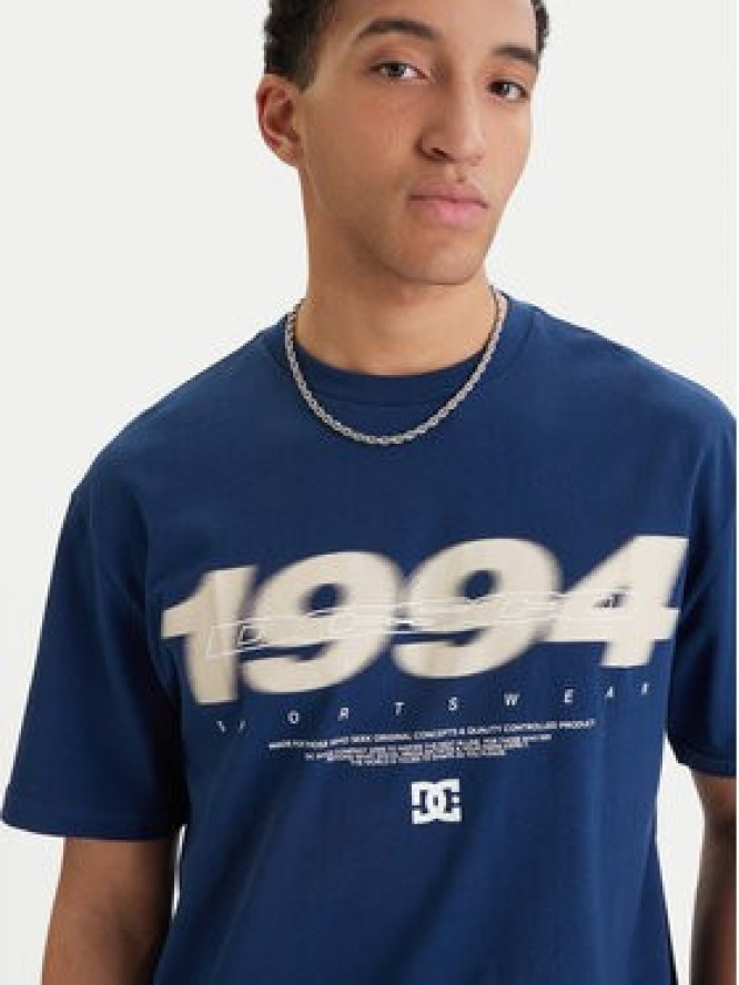 DC Shoes T-Shirt Blurry Years EDYZT04363 Granatowy Regular Fit