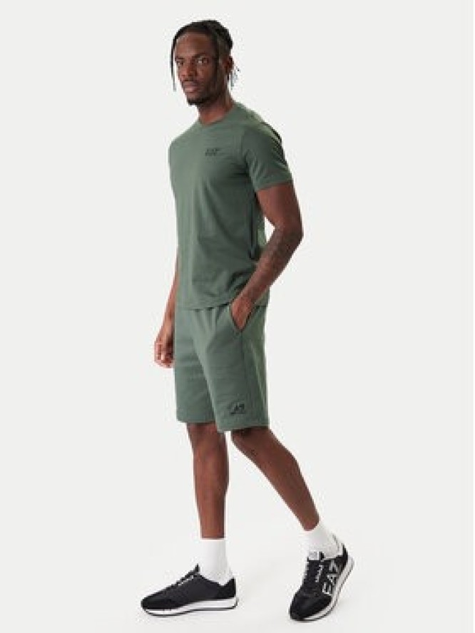 EA7 Emporio Armani T-Shirt 8NPT25 PJVPZ U7260 Zielony Regular Fit