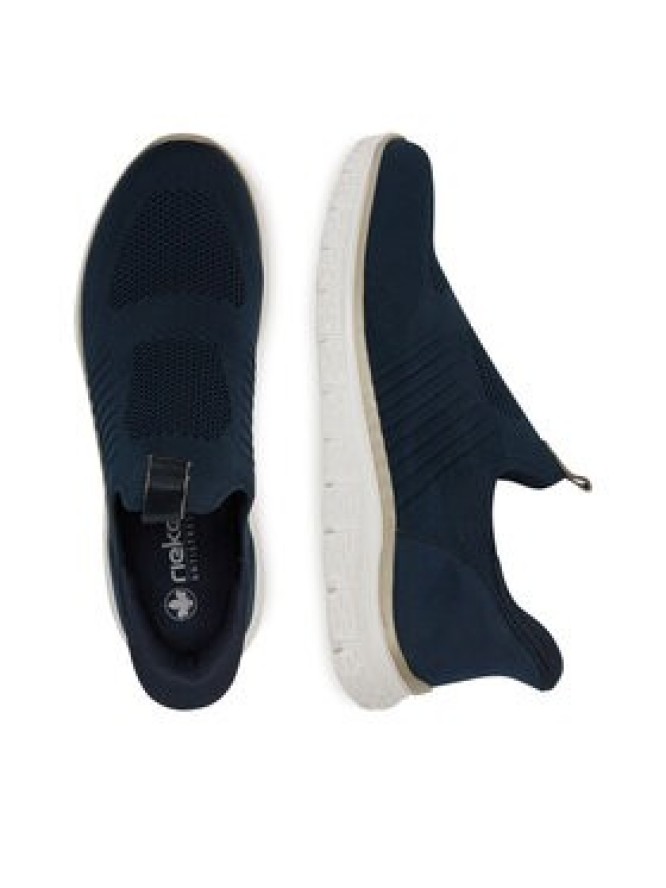 Rieker Sneakersy B6659-14 Granatowy