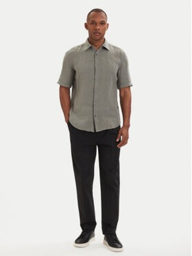 BOSS Koszula 50537382 Szary ciemny Regular Fit