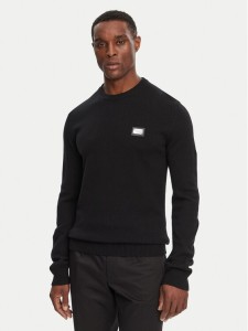 Dolce&Gabbana Sweter GXO39T JEMQ4 Czarny Regular Fit