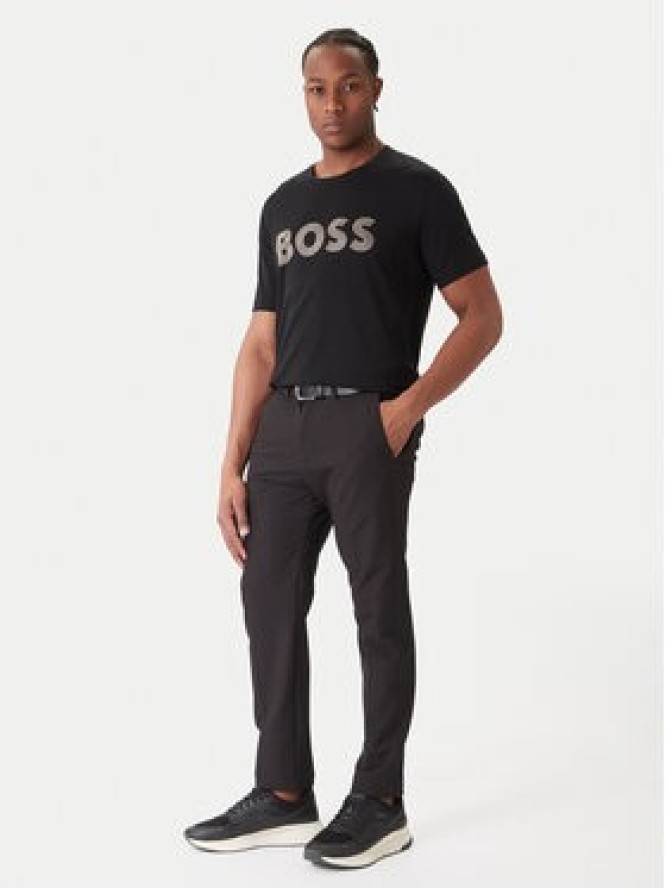BOSS T-Shirt Logo Future 50543796 Czarny Regular Fit