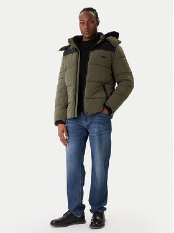 Guess Kurtka zimowa M5BL2A W2202 Zielony Regular Fit