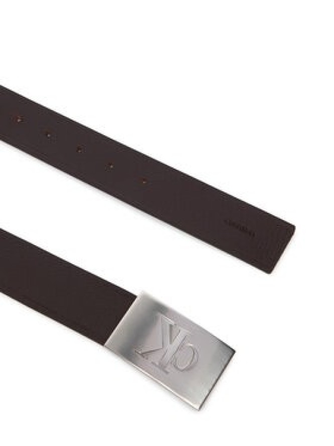 Calvin Klein Pasek Ssnl Mono Plaque 35Mm Fixed LV04D7086G Brązowy