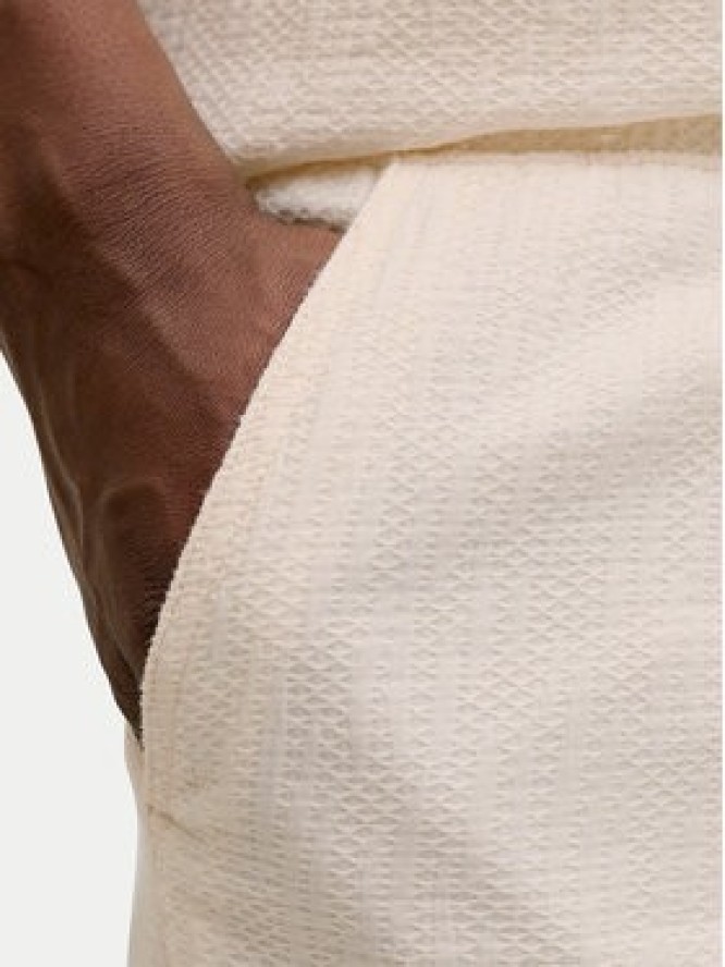 Jack & Jones Szorty materiałowe St.Jaiden 12293471 Kremowy Relaxed Fit