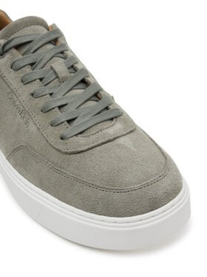 Calvin Klein Sneakersy Clean Cup Low Laceup Oxf Su HM0HM01880 Zielony
