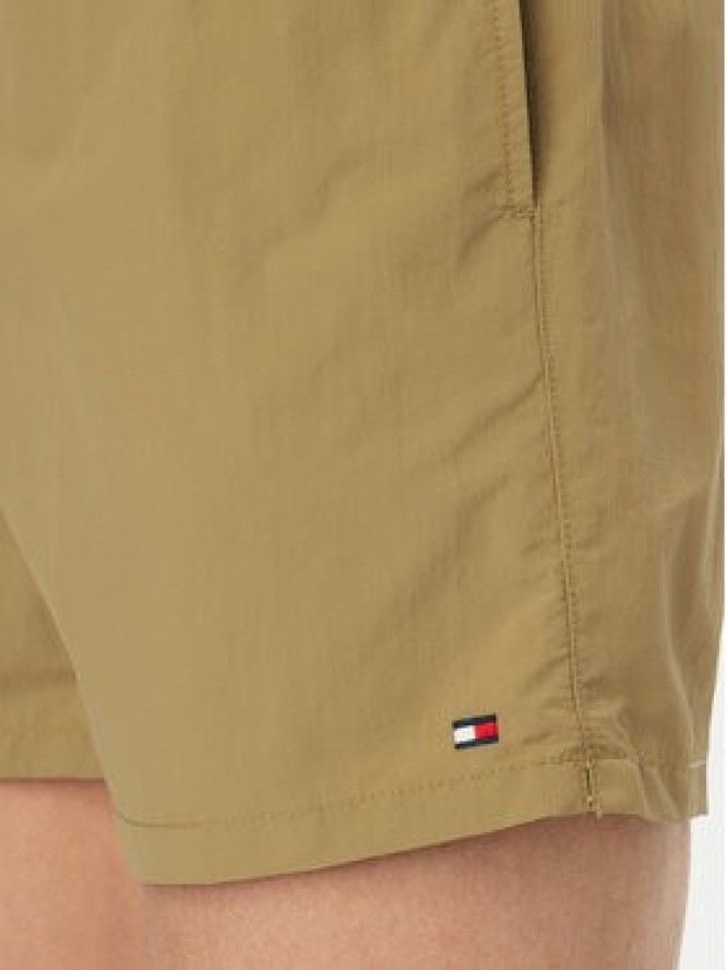 Tommy Hilfiger Szorty kąpielowe UM0UM03477 Khaki Regular Fit