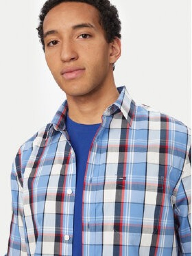 Tommy Jeans Koszula DM0DM22791 Niebieski Regular Fit