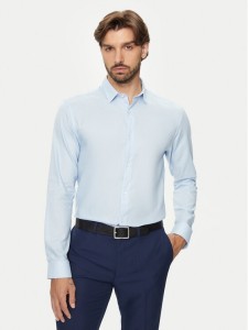 Jack & Jones Koszula Joe 12260426 Błękitny Slim Fit