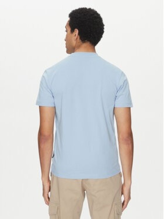 Napapijri T-Shirt Iaato NP0A4HFZ Błękitny Regular Fit