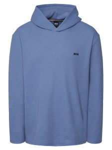 BOSS Bluza Waffle 50535885 Błękitny Regular Fit