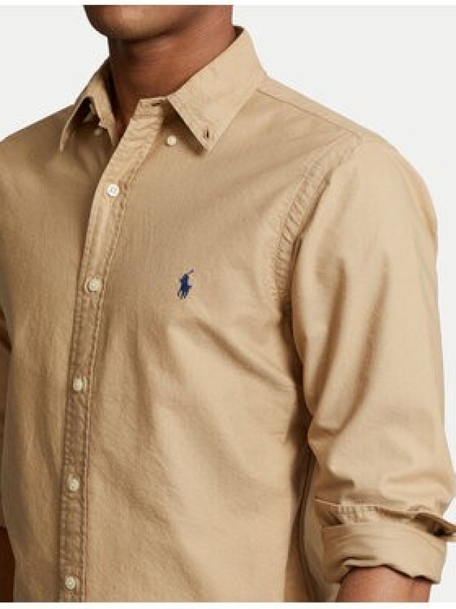 Polo Ralph Lauren Koszula 710889739001 Beżowy Slim Fit
