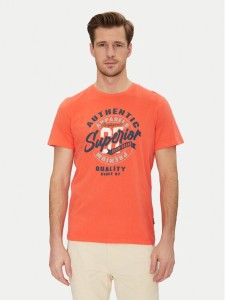 Blend T-Shirt 20717758 Pomarańczowy Regular Fit