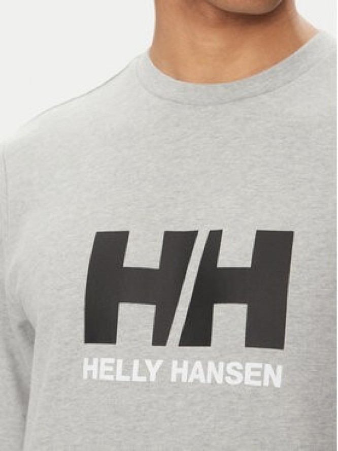 Helly Hansen Bluza Logo Crew 30395 Szary Regular Fit