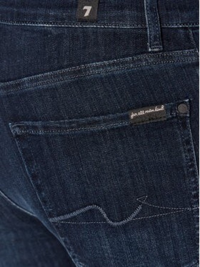 7 For All Mankind Jeansy Luxe Performance Plus JSMSA230IP Granatowy Slim Fit