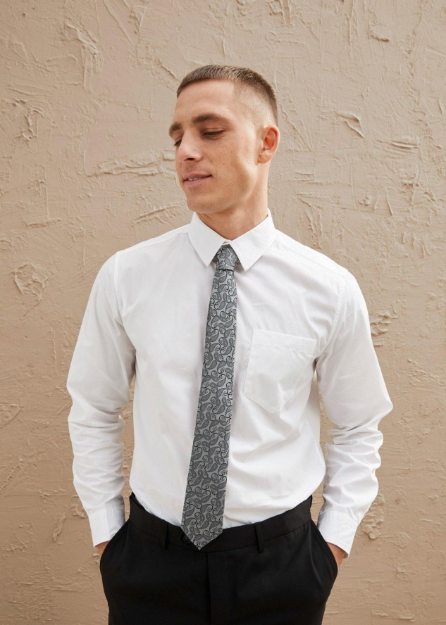 Garnitur z koszulą i krawatem (4 części), regular fit