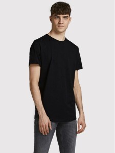Jack & Jones T-Shirt Basher 12182498 Czarny Regular Fit