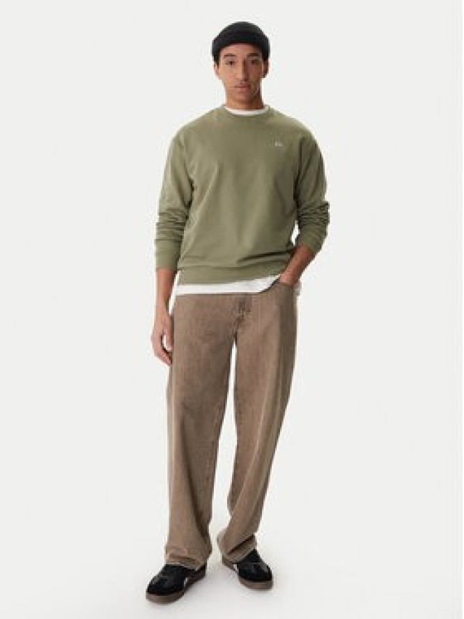 RVCA Bluza Va Essential Crew AVYFT00331 Zielony Regular Fit