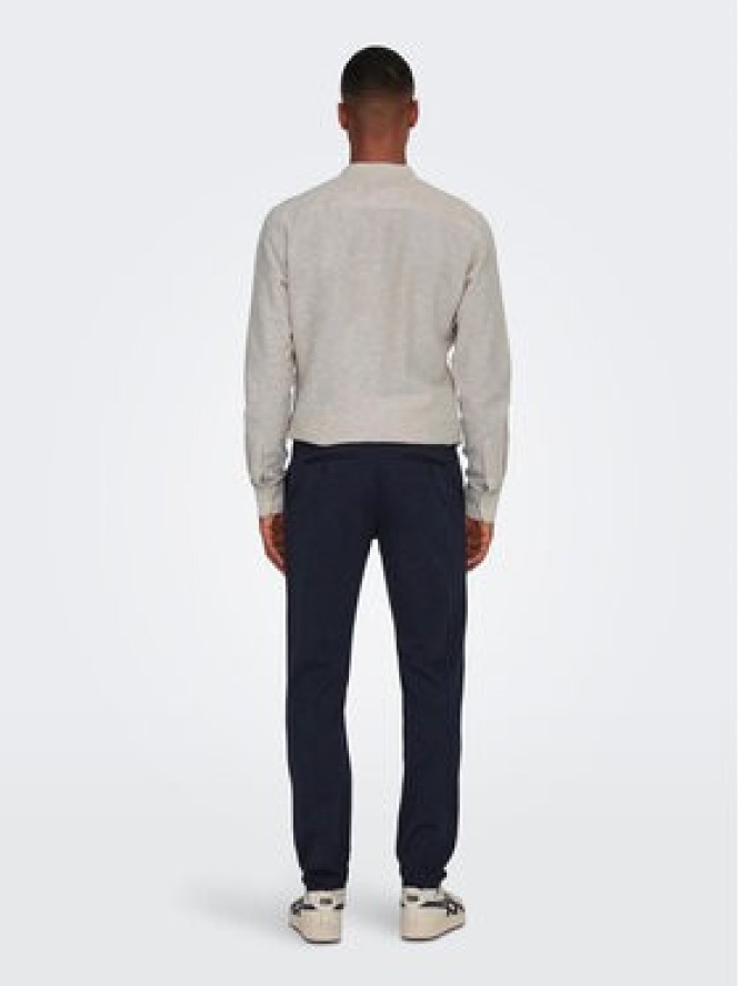 Only & Sons Chinosy 22026326 Granatowy Slim Tapered Fit