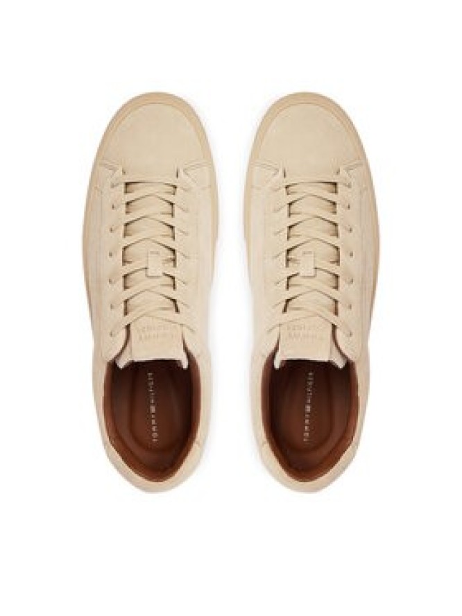 Tommy Hilfiger Sneakersy Park Premium Suede FM0FM05829 Beżowy