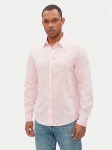 Pepe Jeans Koszula Arnau PM308844 Różowy Regular Fit