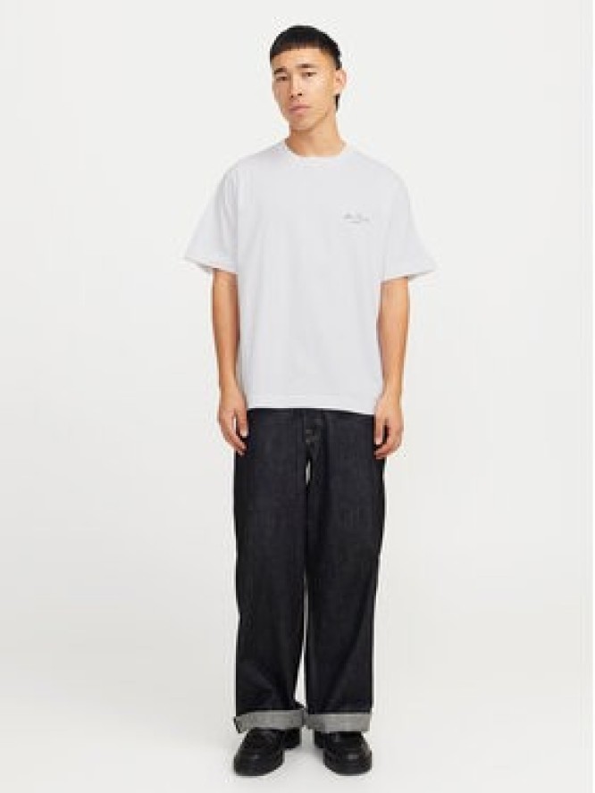 Jack & Jones T-Shirt Islington 12273015 Biały Loose Fit