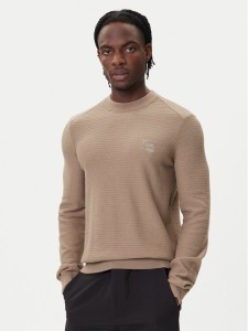 BOSS Sweter Anion_S 50527584 Beżowy Regular Fit