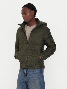 Guess Kurtka zimowa M5BL0B W2322 Khaki Relaxed Fit