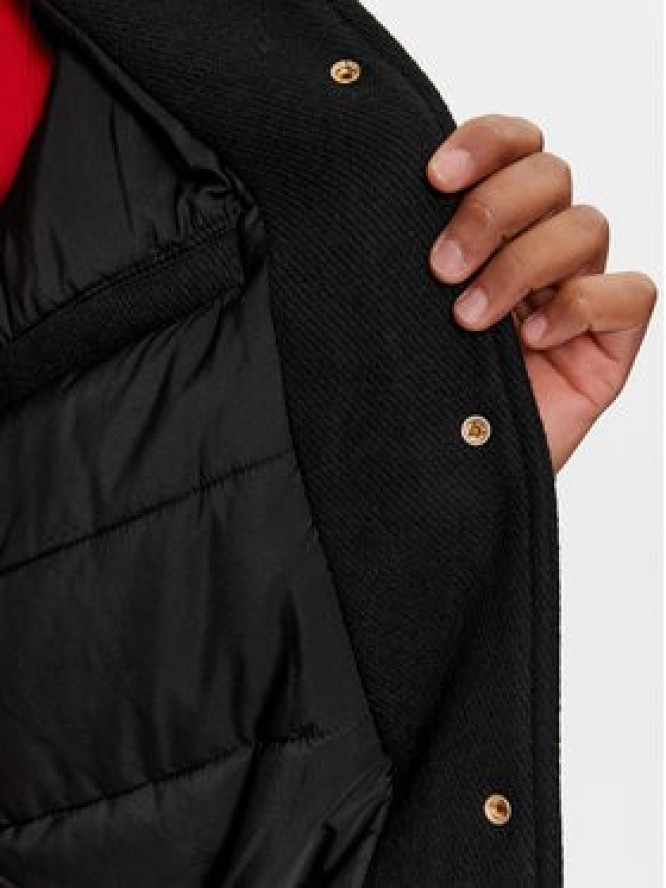 Tommy Jeans Kurtka bomber Tjm Wool Varsity Bomber DM0DM17884 Czarny Regular Fit